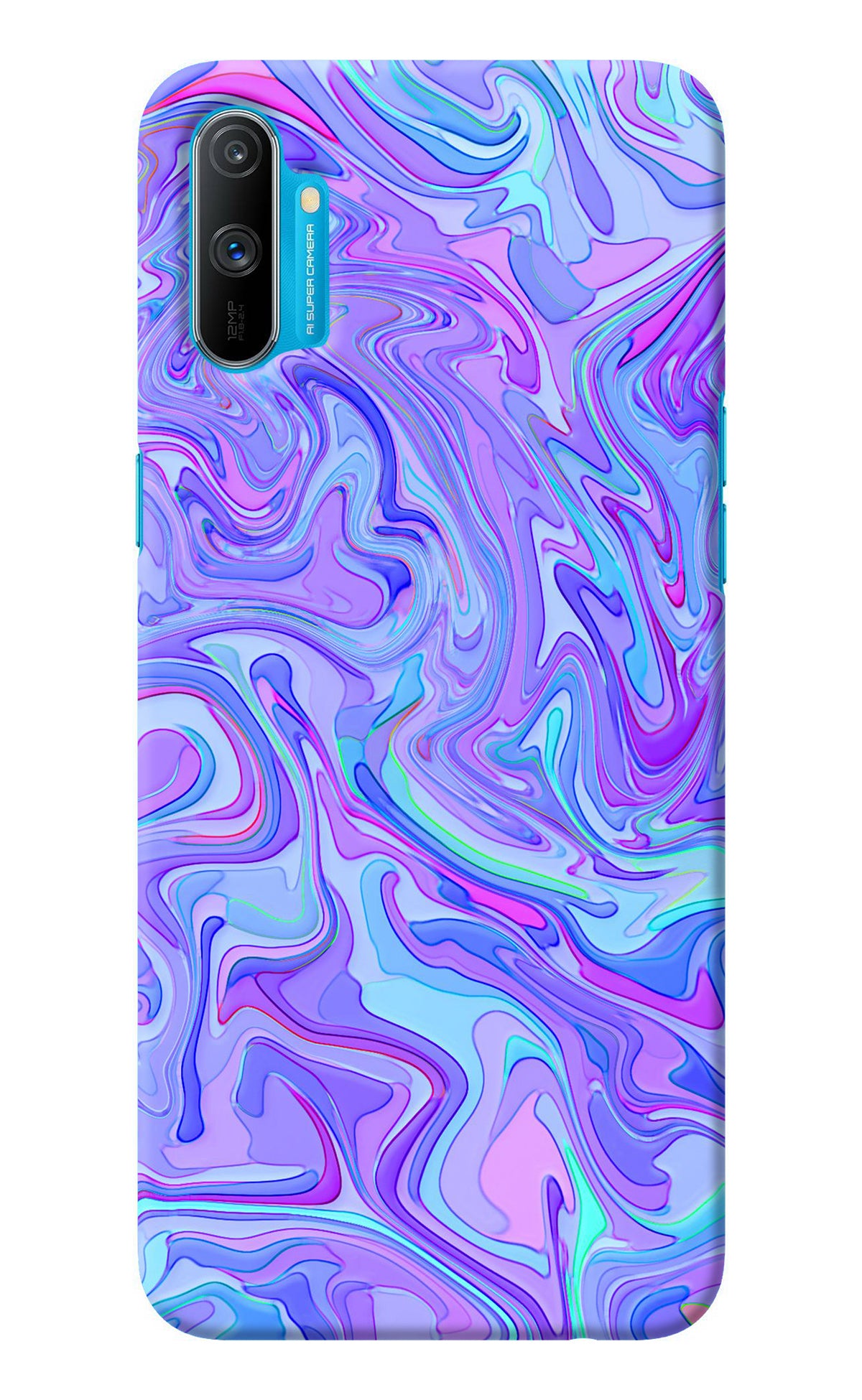 Glitter Realme C3 Back Cover