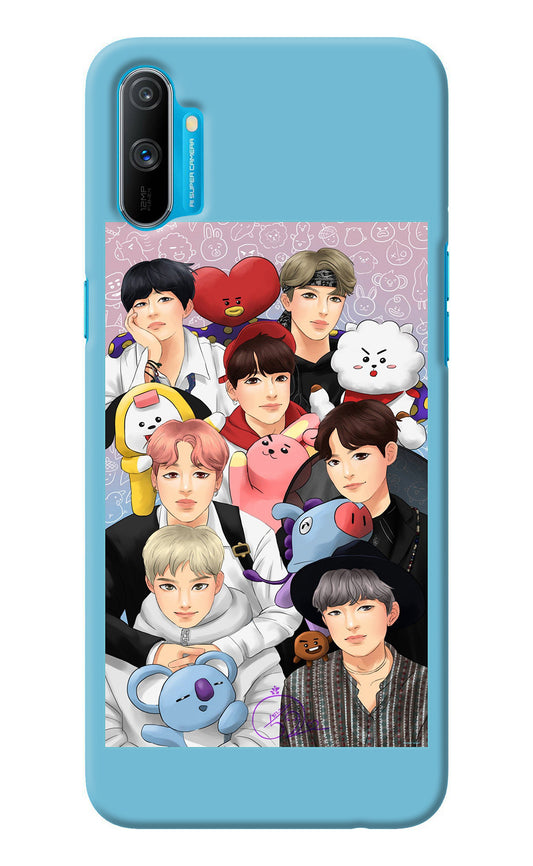 BTS with animals Realme C3 Back Cover