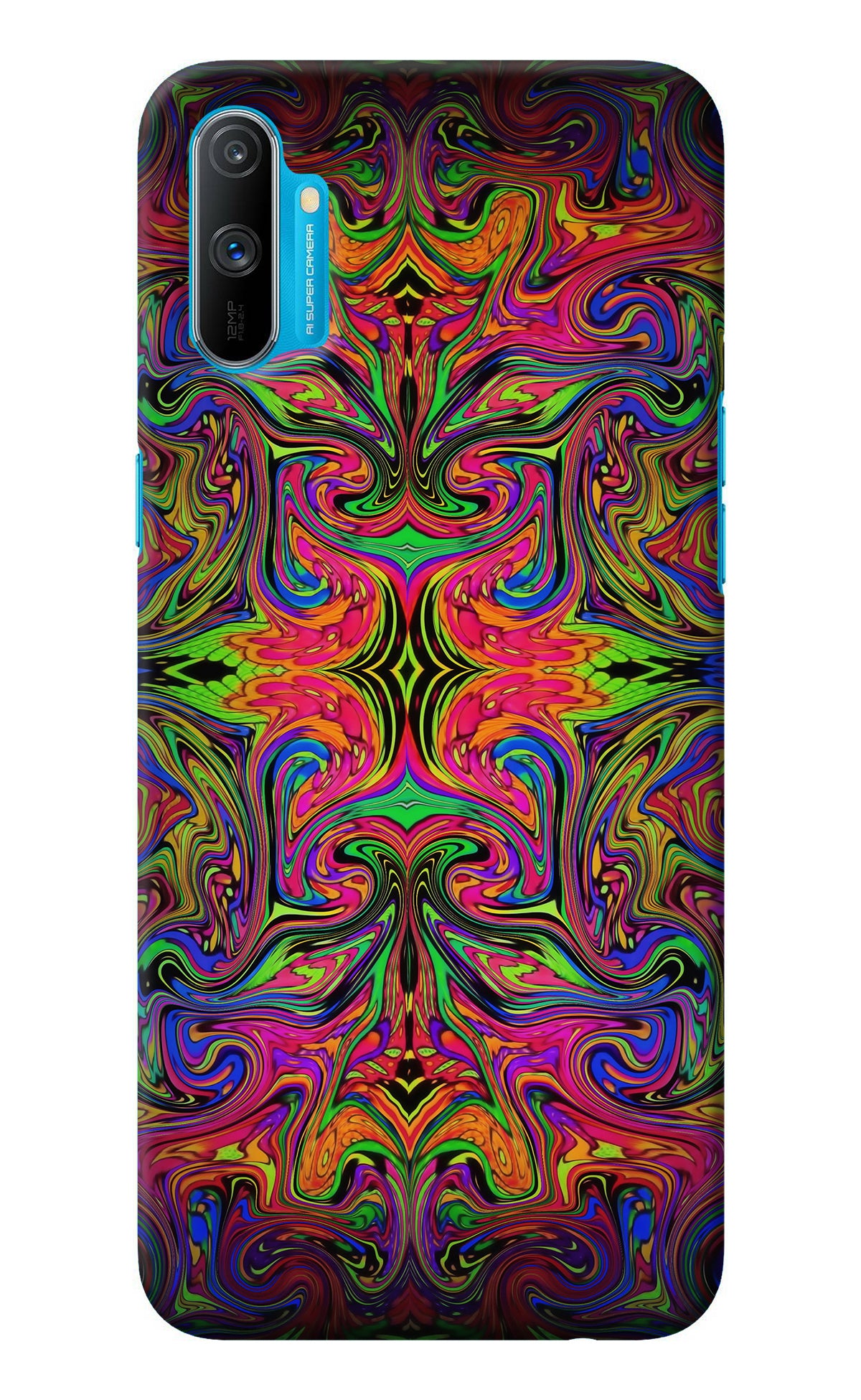 Psychedelic Art Realme C3 Back Cover