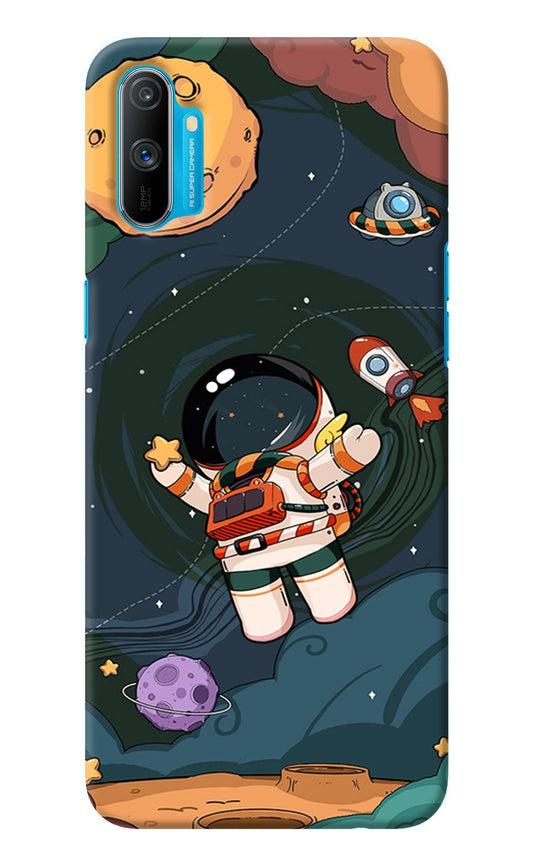 Cartoon Astronaut Realme C3 Back Cover