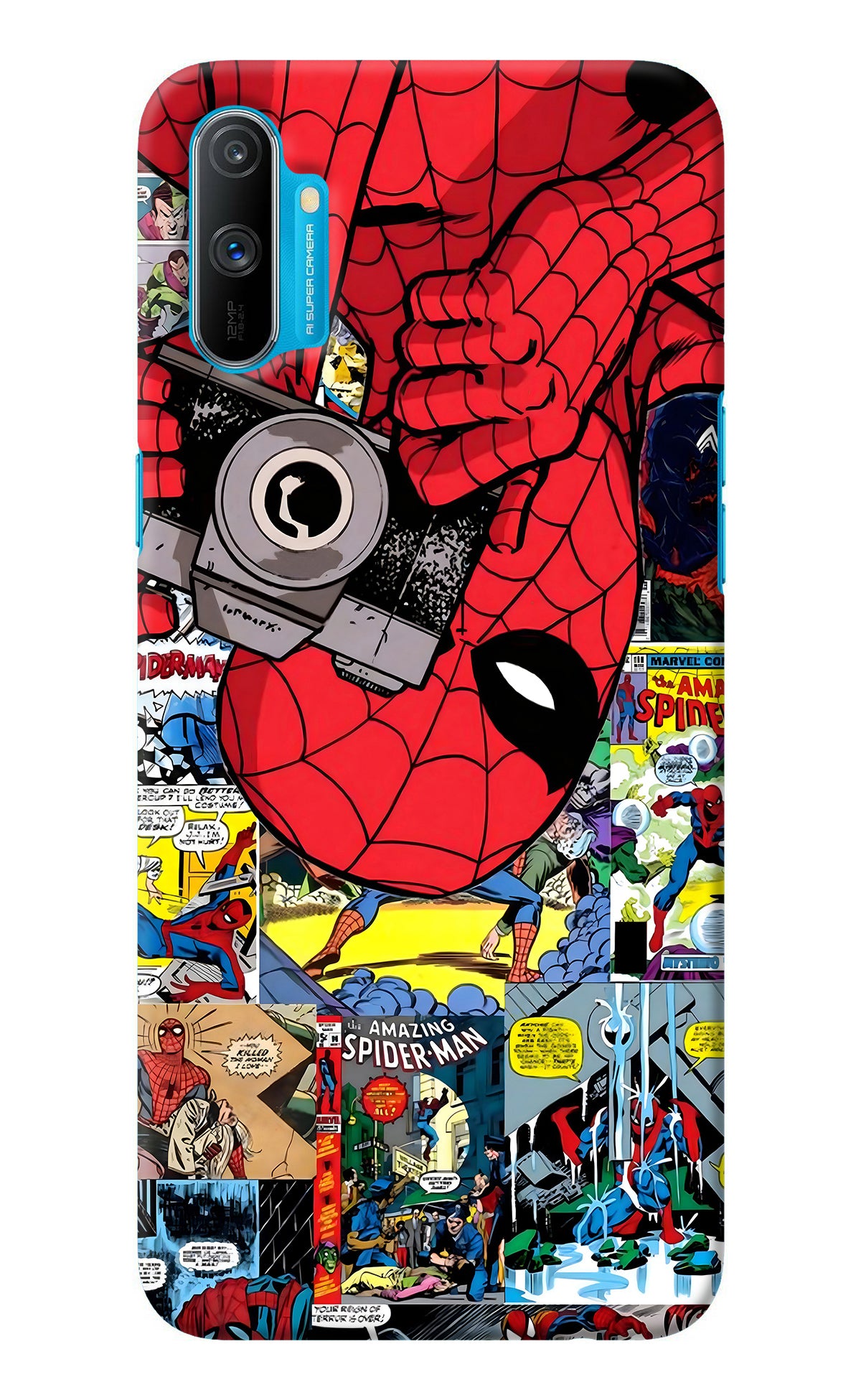 Spider Man Realme C3 Back Cover