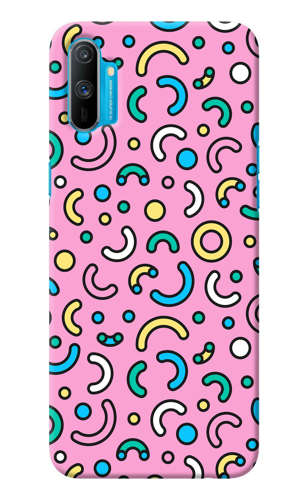 Memphis Design Realme C3 Back Cover