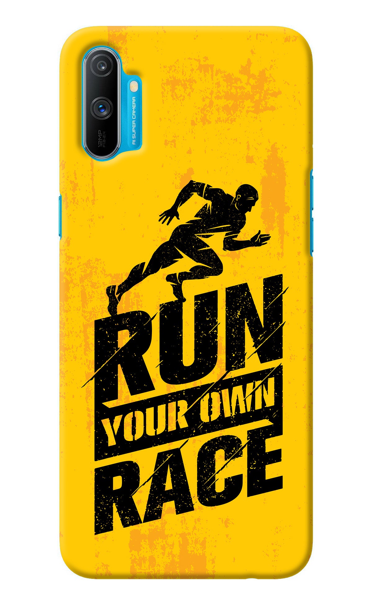 Run Your Own Race Realme C3 Back Cover