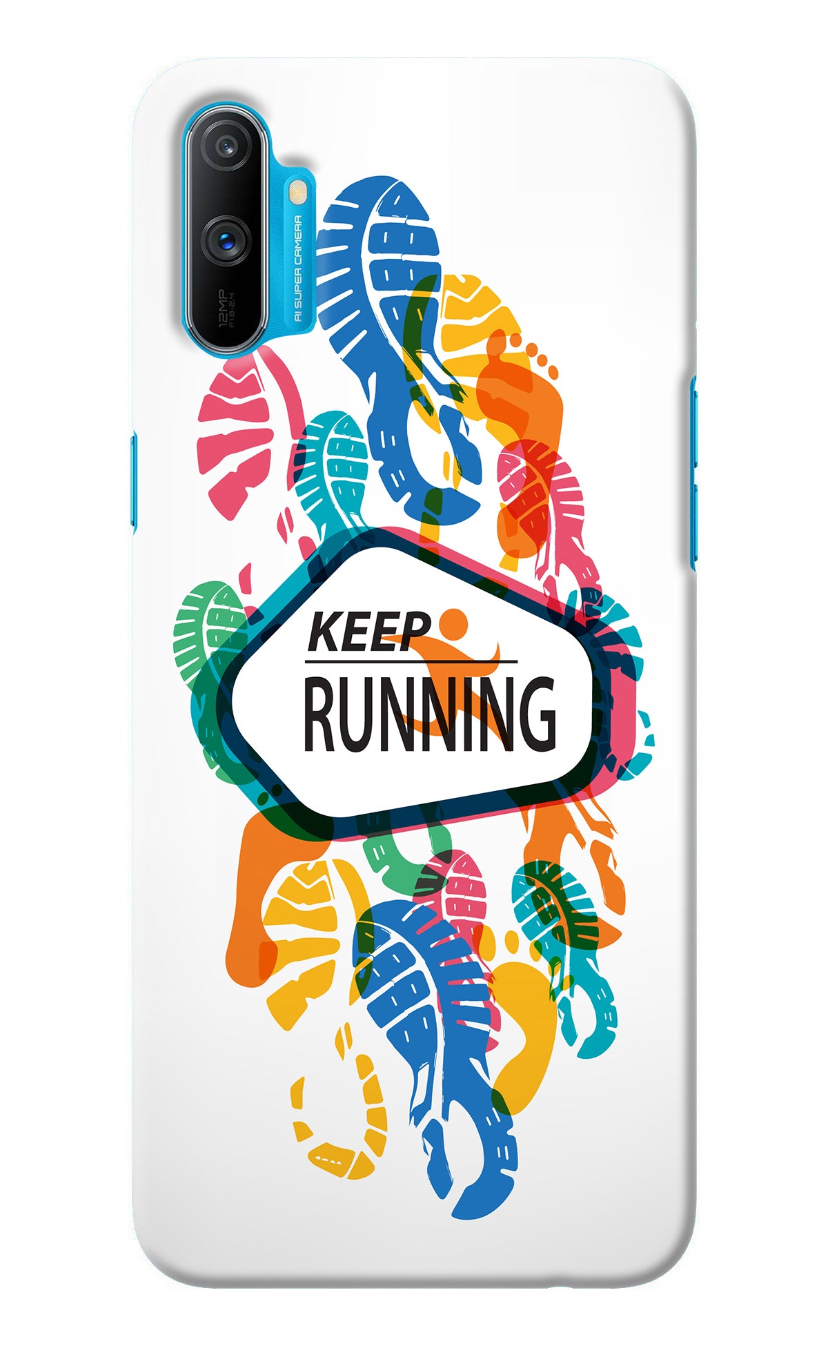 Keep Running Realme C3 Back Cover