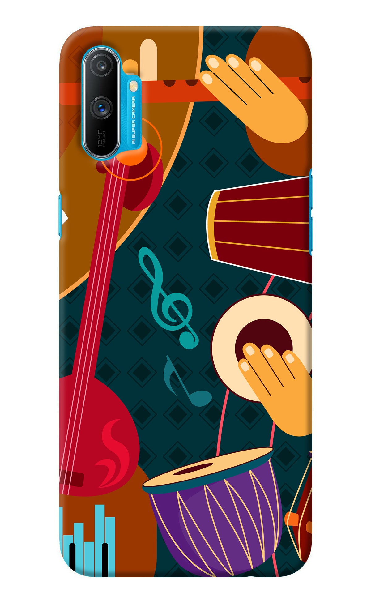 Music Instrument Realme C3 Back Cover
