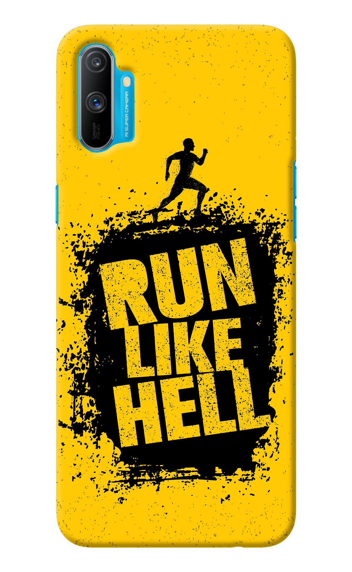 Run Like Hell Realme C3 Back Cover