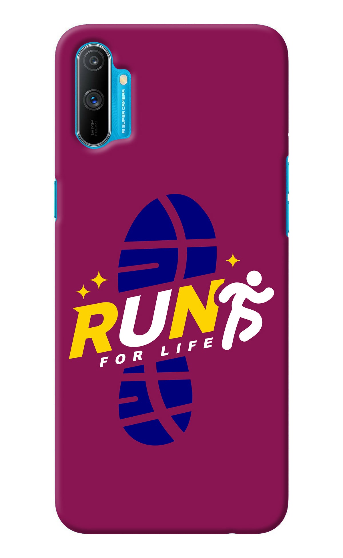 Run for Life Realme C3 Back Cover