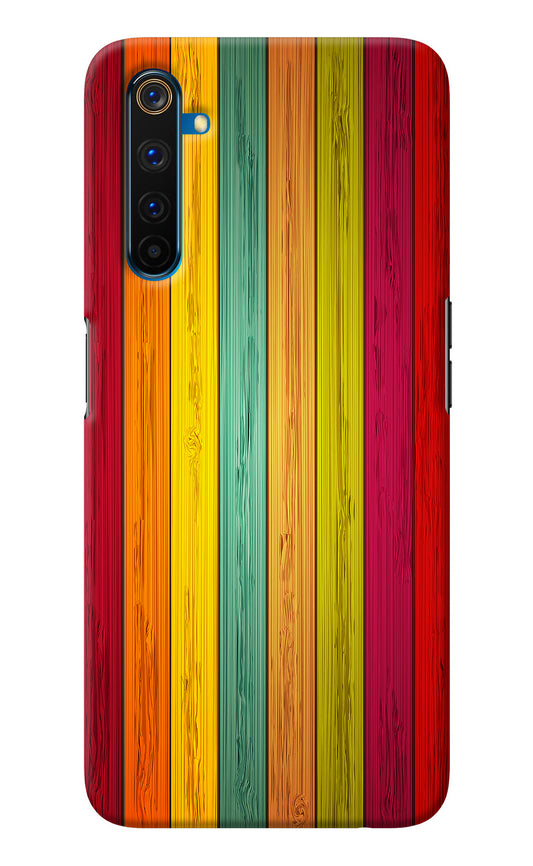 Multicolor Wooden Realme 6 Pro Back Cover
