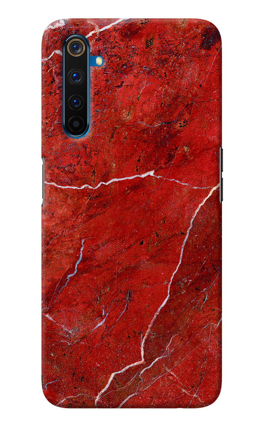 Red Marble Design Realme 6 Pro Back Cover