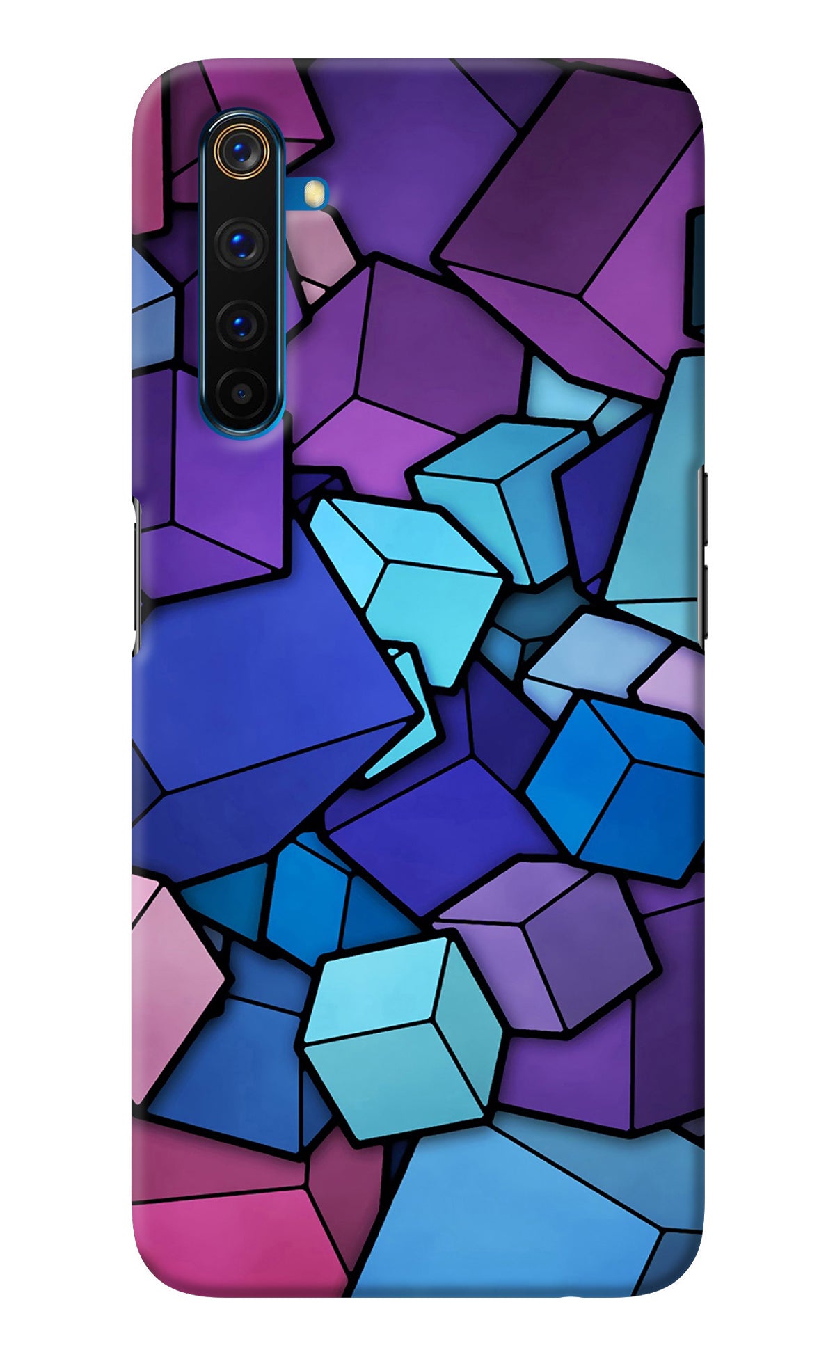 Cubic Abstract Realme 6 Pro Back Cover