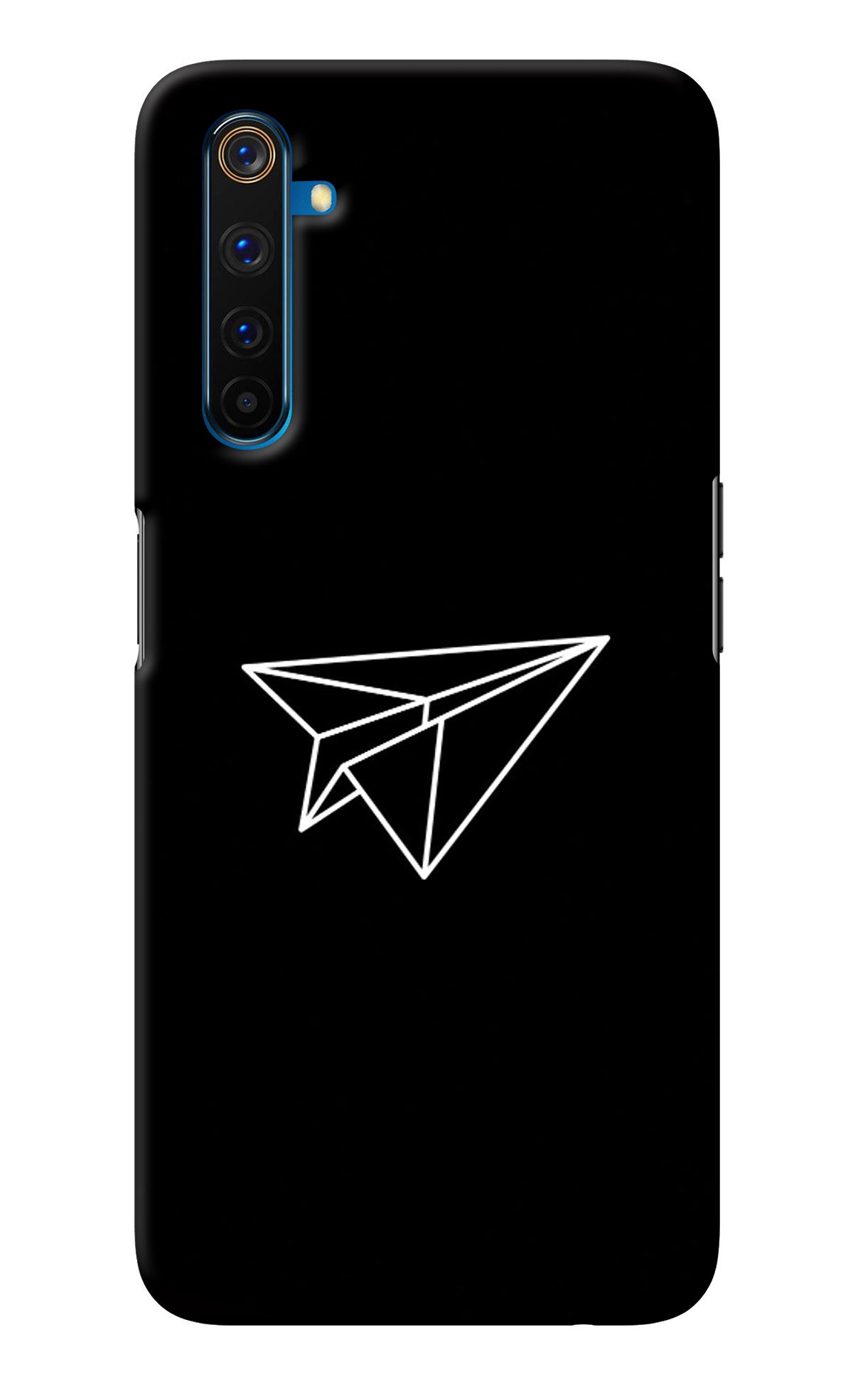 Paper Plane White Realme 6 Pro Back Cover