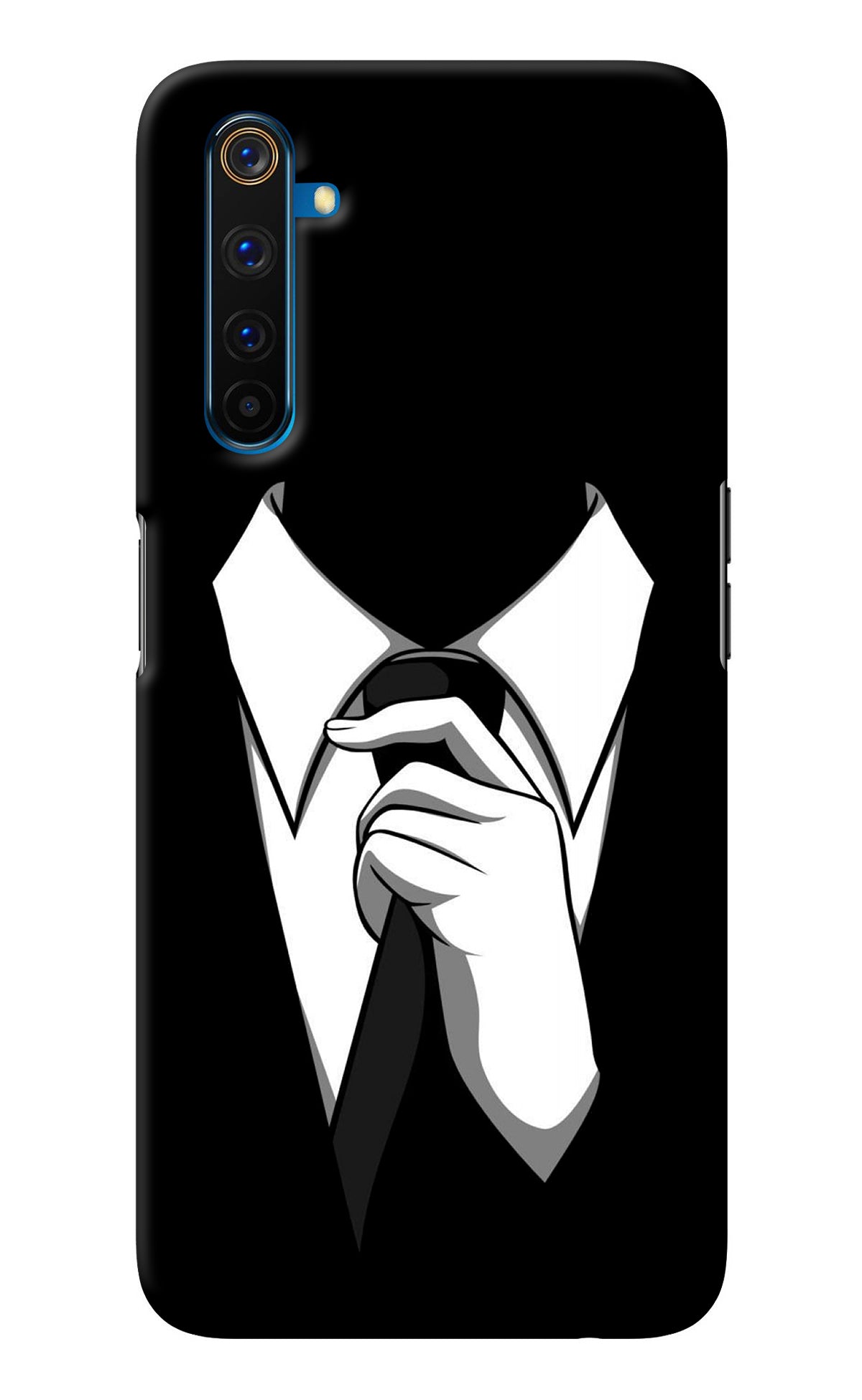 Black Tie Realme 6 Pro Back Cover