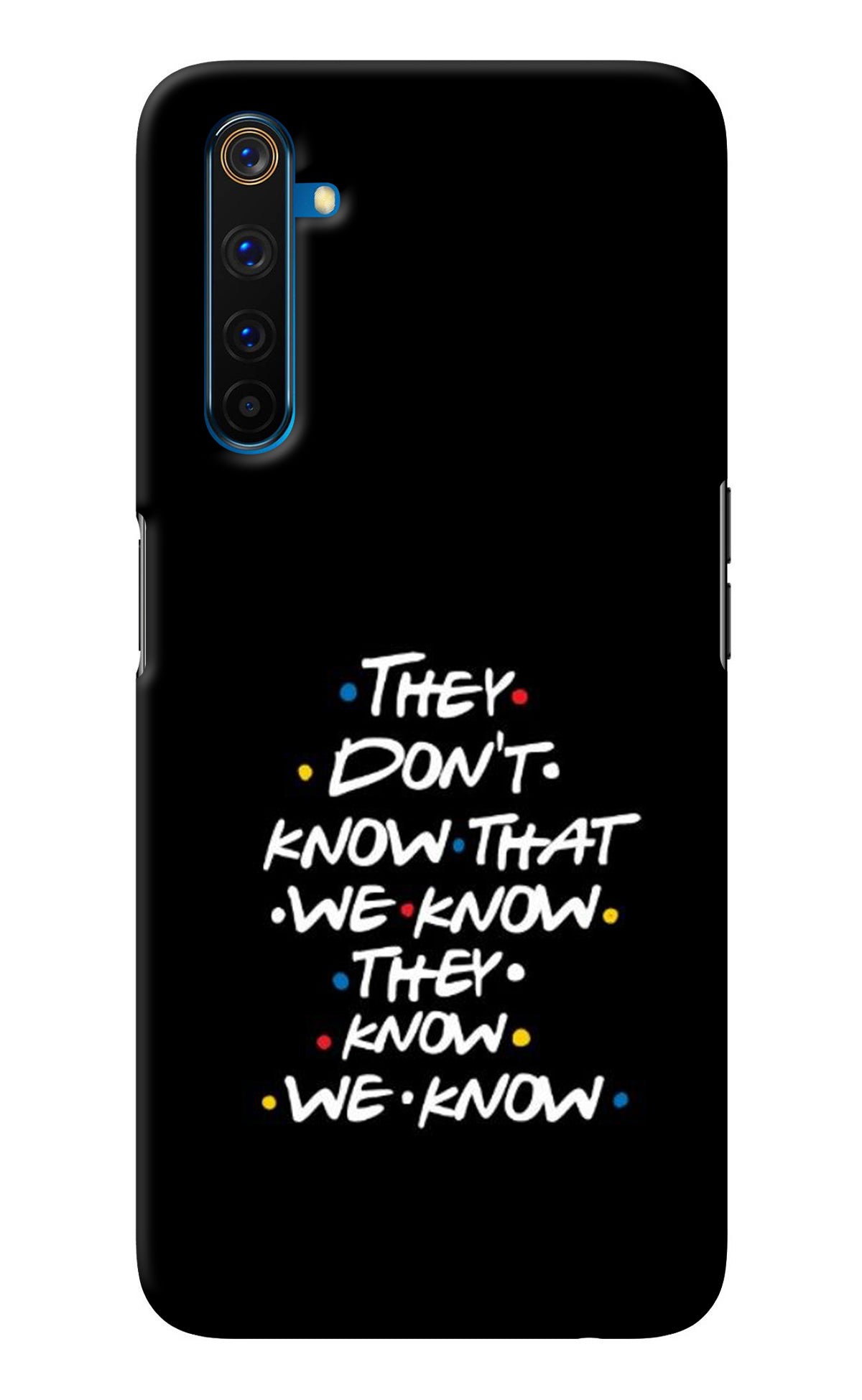 FRIENDS Dialogue Realme 6 Pro Back Cover