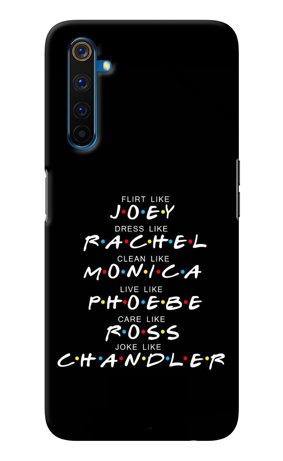 FRIENDS Character Realme 6 Pro Back Cover