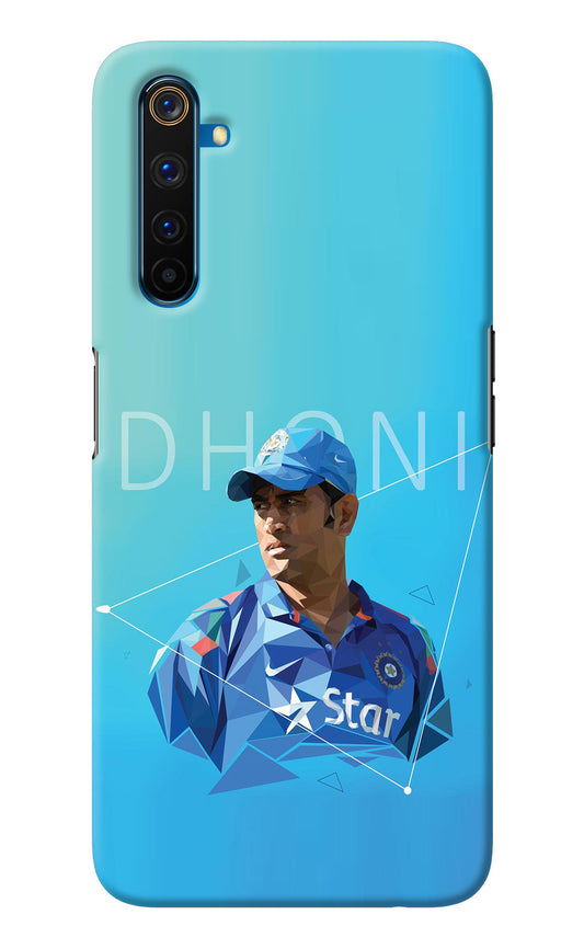 Dhoni Artwork Realme 6 Pro Back Cover