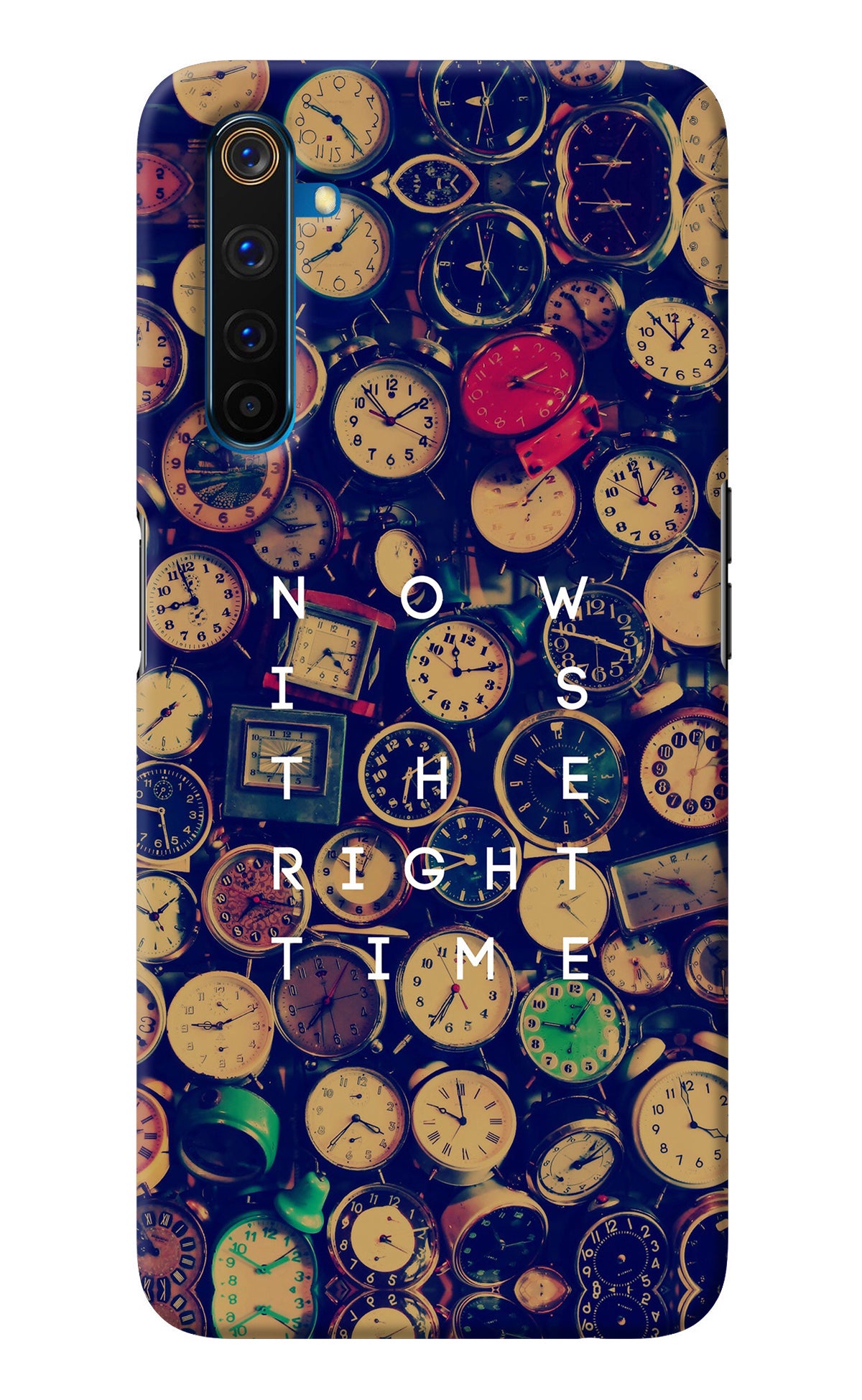 Now is the Right Time Quote Realme 6 Pro Back Cover