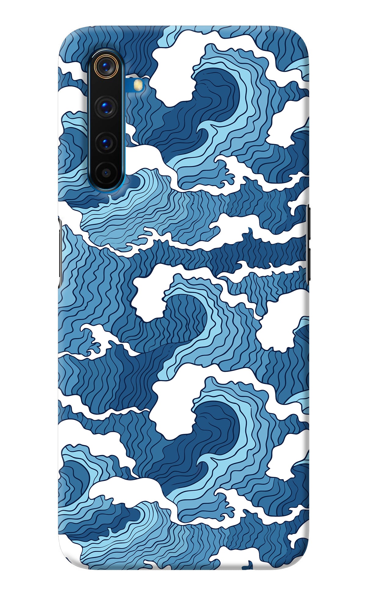 Blue Waves Realme 6 Pro Back Cover