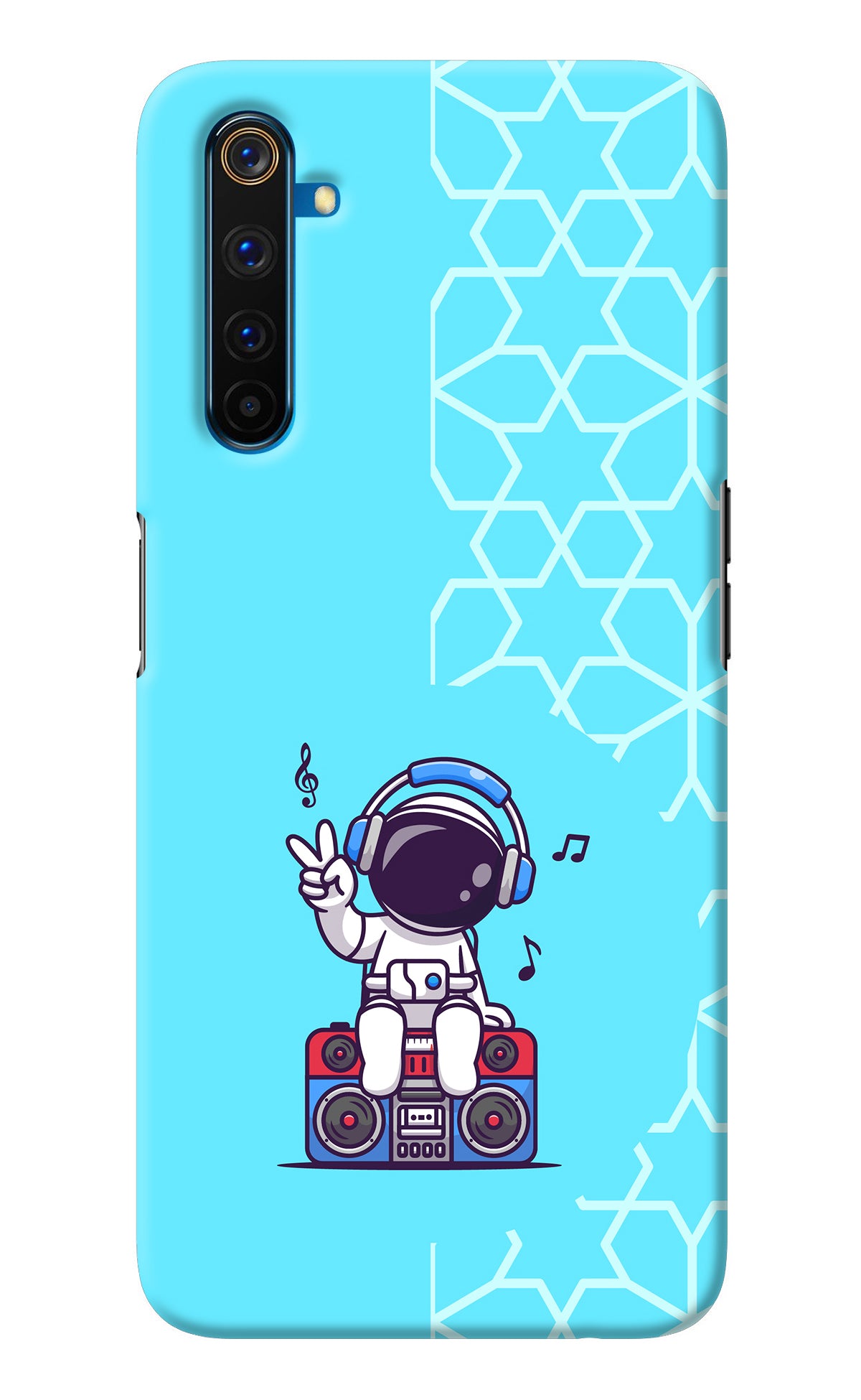 Cute Astronaut Chilling Realme 6 Pro Back Cover