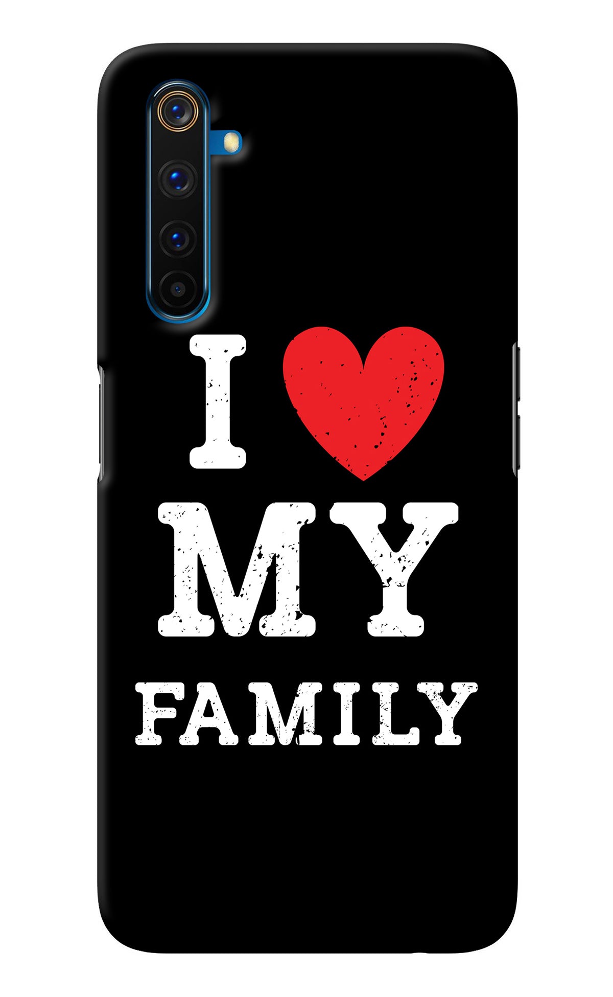 I Love My Family Realme 6 Pro Back Cover