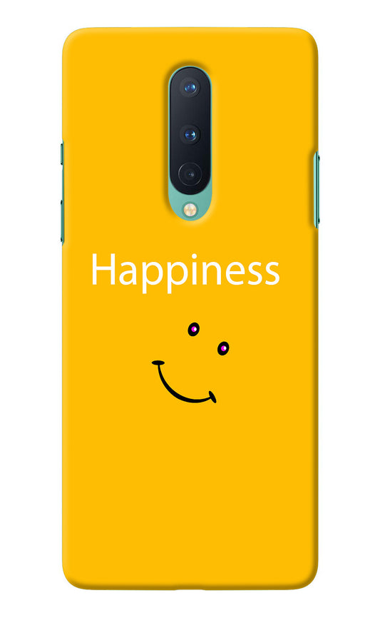 Happiness With Smiley Oneplus 8 Back Cover