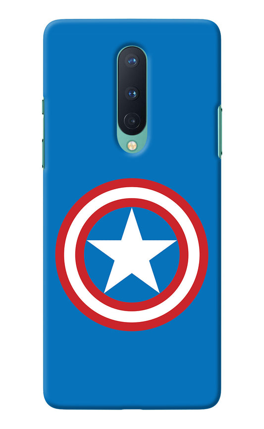 Captain America Logo Oneplus 8 Back Cover