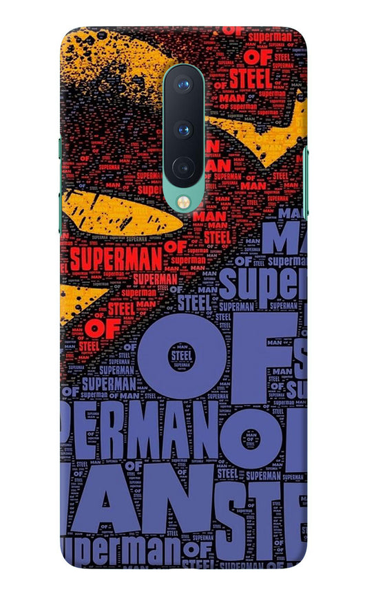 Superman Oneplus 8 Back Cover