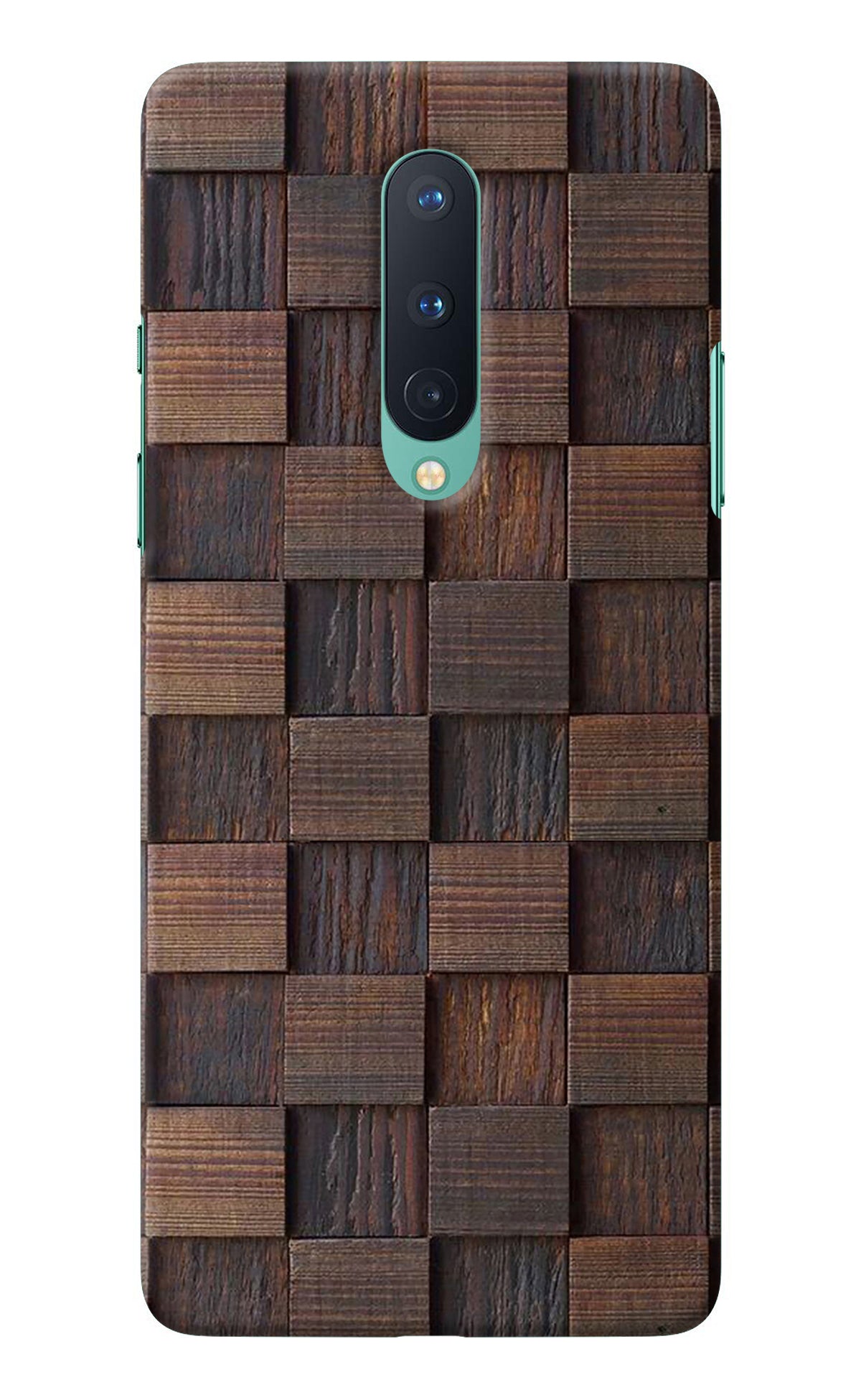 Wooden Cube Design Oneplus 8 Back Cover