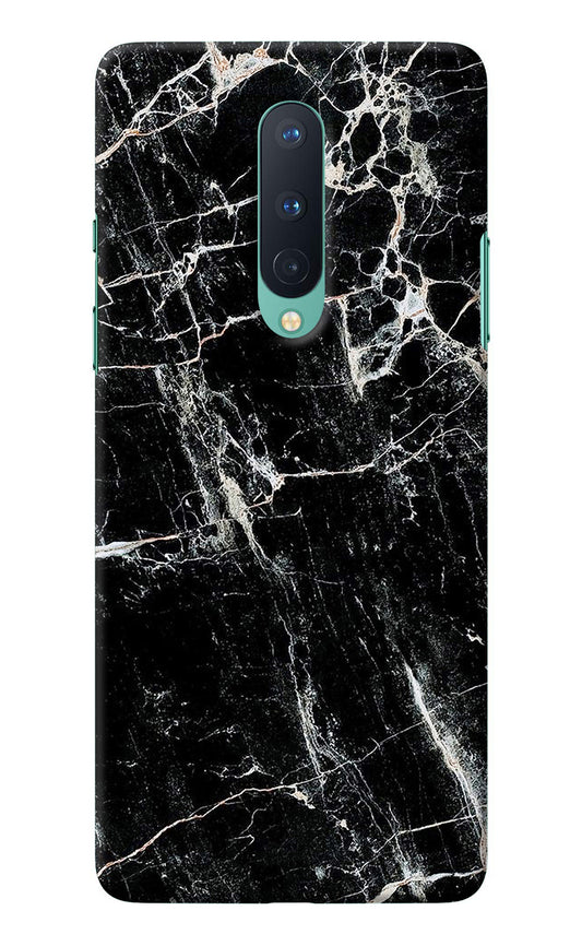 Black Marble Texture Oneplus 8 Back Cover