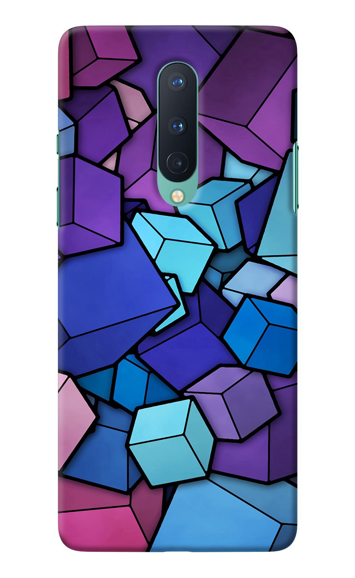 Cubic Abstract Oneplus 8 Back Cover