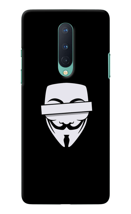 Anonymous Face Oneplus 8 Back Cover