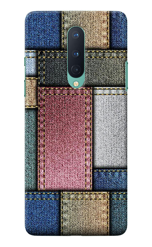 Multicolor Jeans Oneplus 8 Back Cover