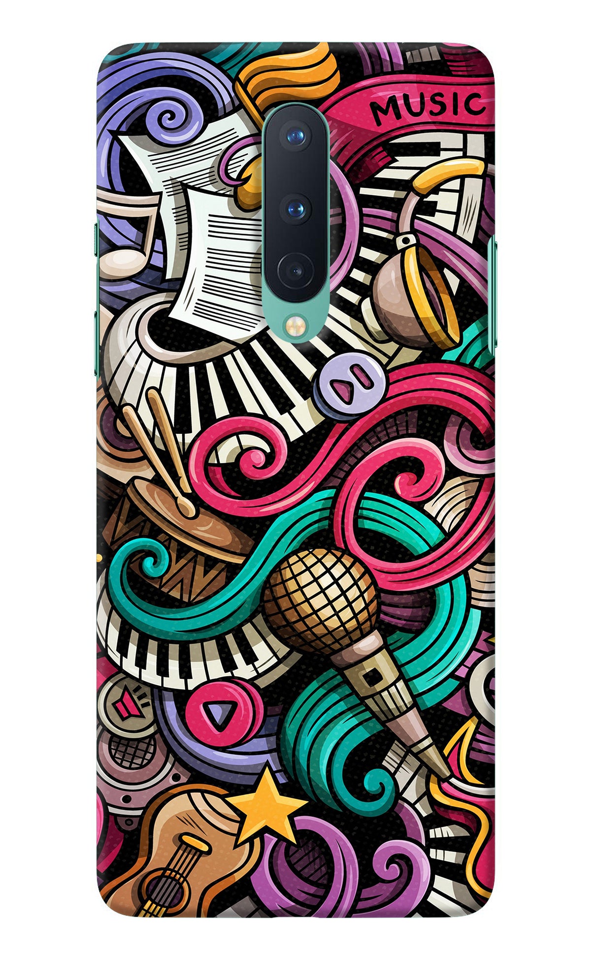 Music Abstract Oneplus 8 Back Cover