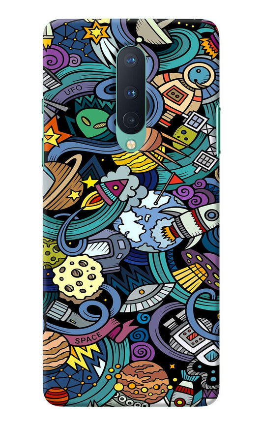 Space Abstract Oneplus 8 Back Cover