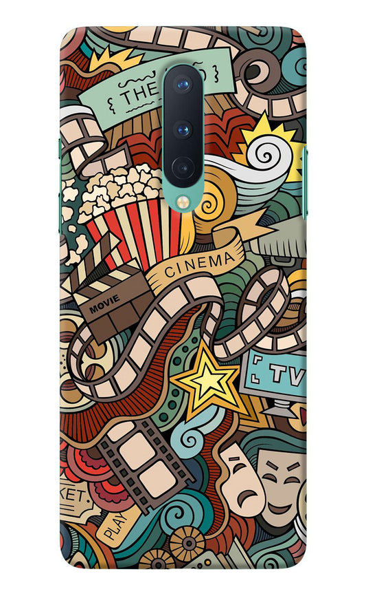 Cinema Abstract Oneplus 8 Back Cover