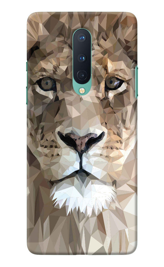 Lion Art Oneplus 8 Back Cover