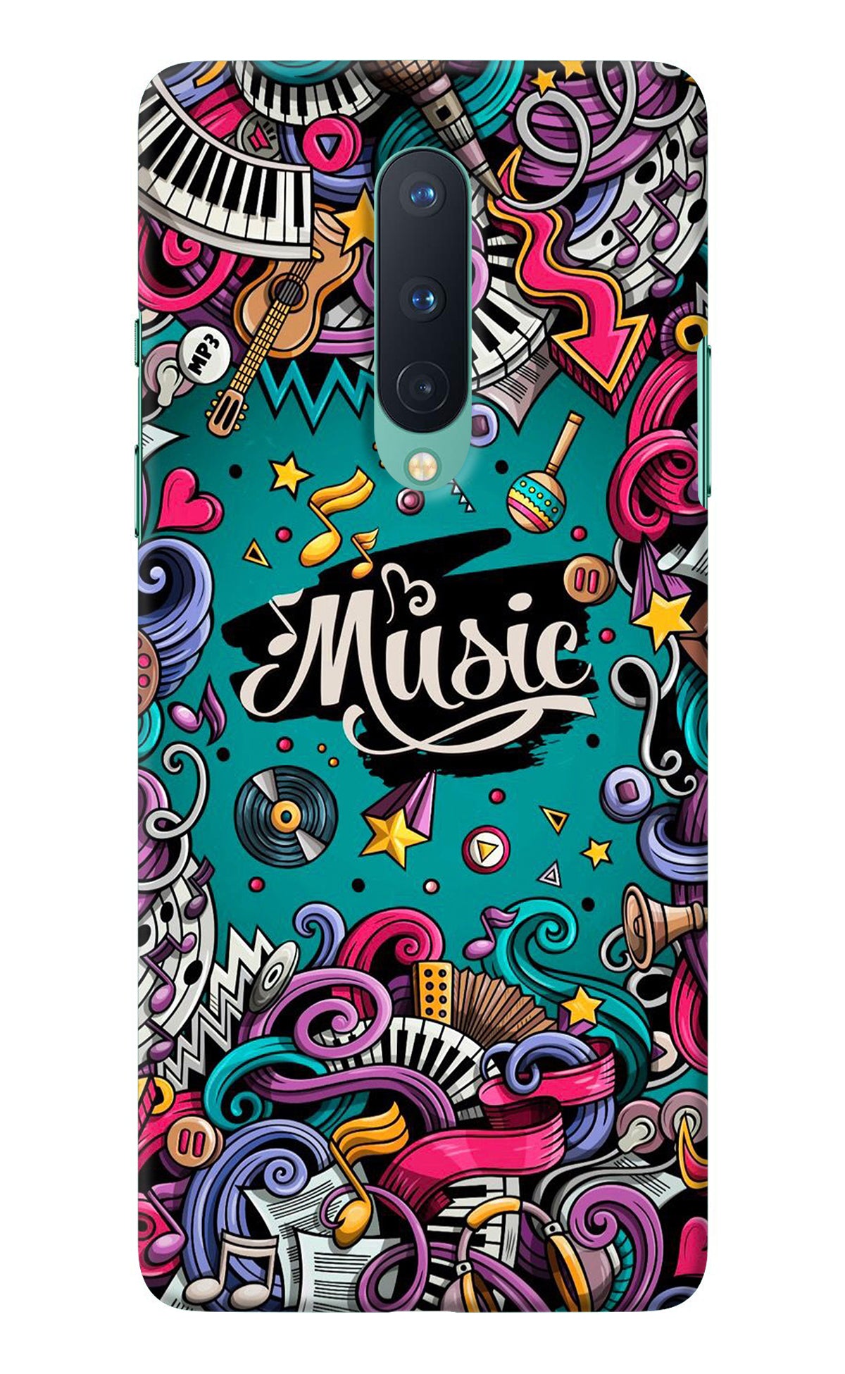 Music Graffiti Oneplus 8 Back Cover