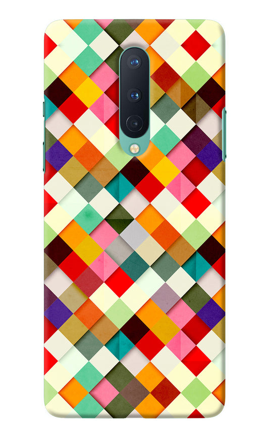 Geometric Abstract Colorful Oneplus 8 Back Cover