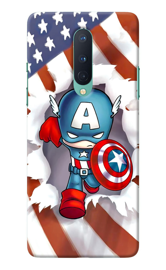 Captain America Oneplus 8 Back Cover