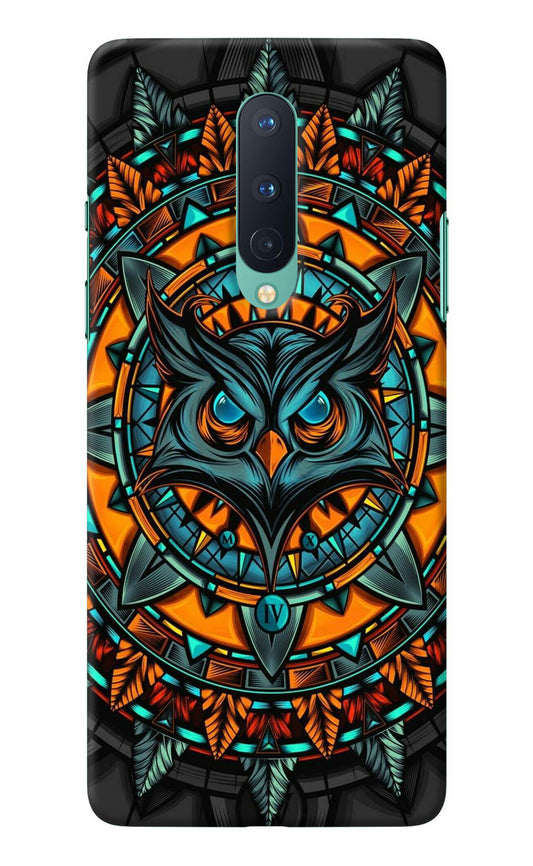 Angry Owl Art Oneplus 8 Back Cover