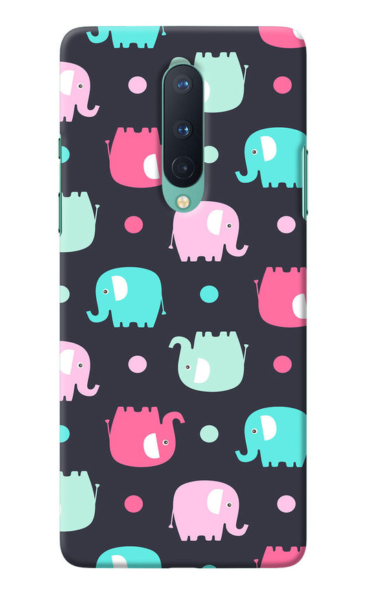 Elephants Oneplus 8 Back Cover