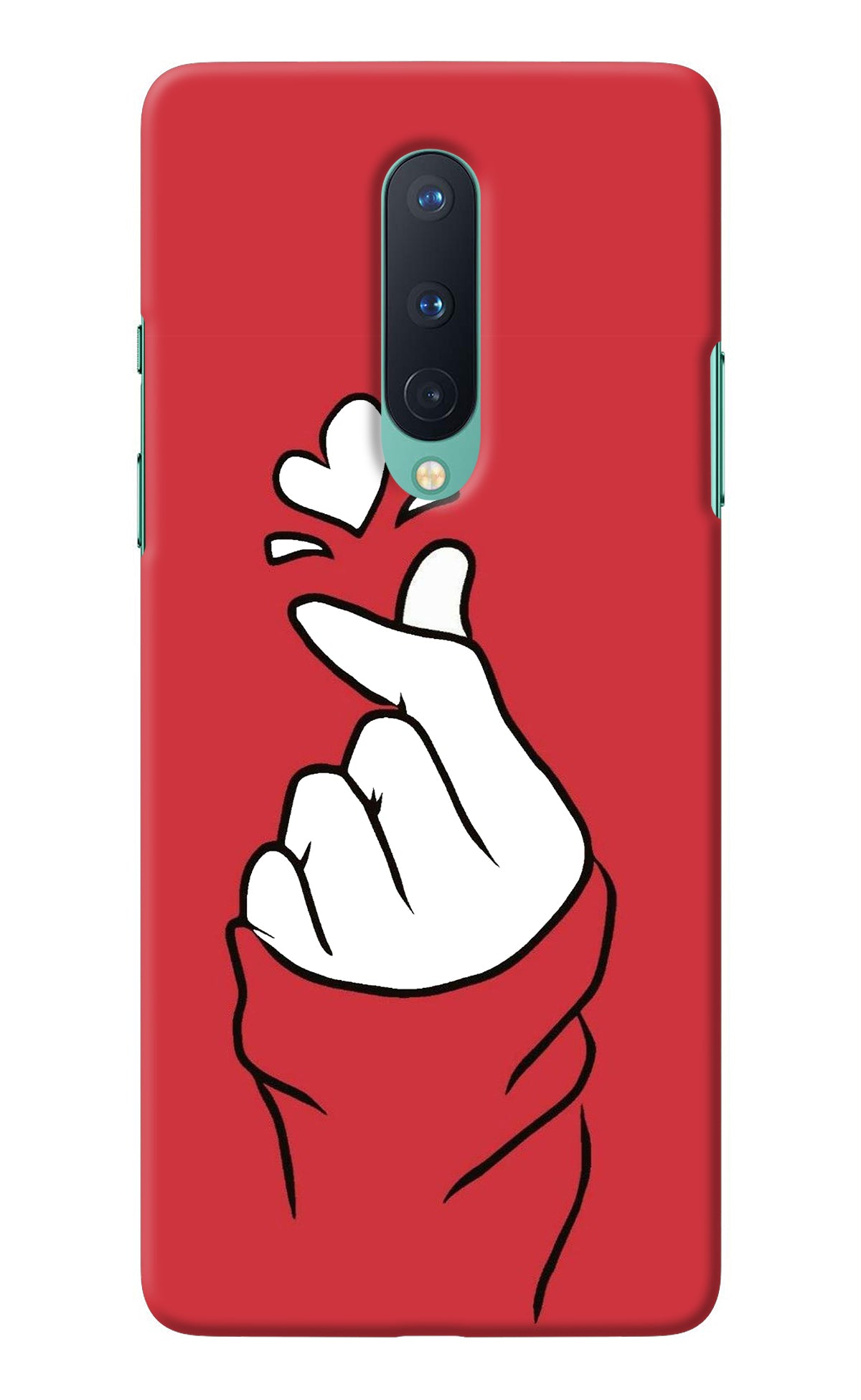 Korean Love Sign Oneplus 8 Back Cover