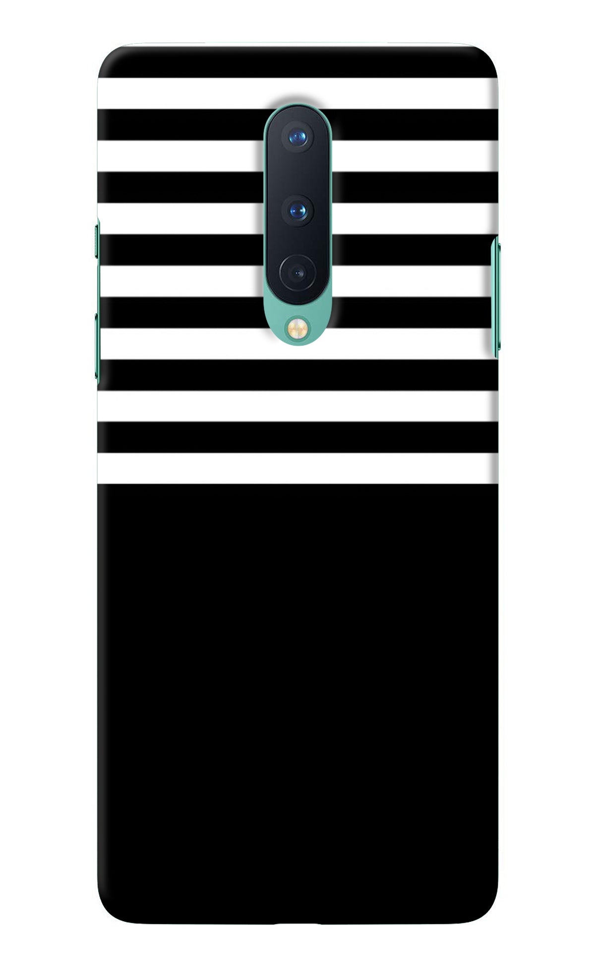 Black and White Print Oneplus 8 Back Cover