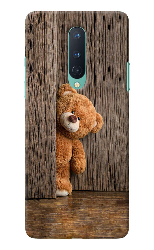 Teddy Wooden Oneplus 8 Back Cover