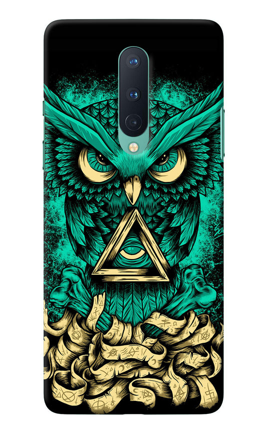 Green Owl Oneplus 8 Back Cover