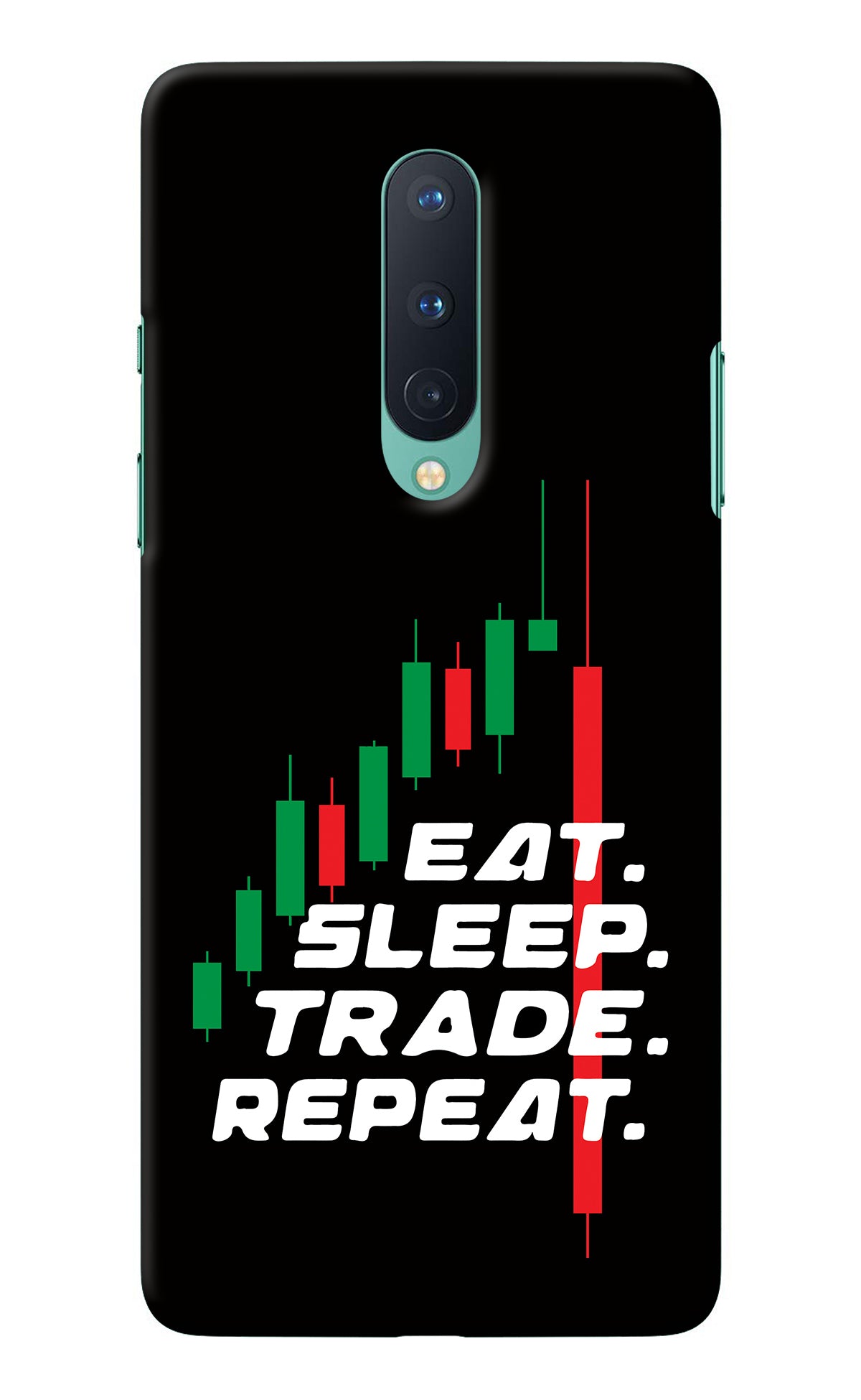 Eat Sleep Trade Repeat Oneplus 8 Back Cover