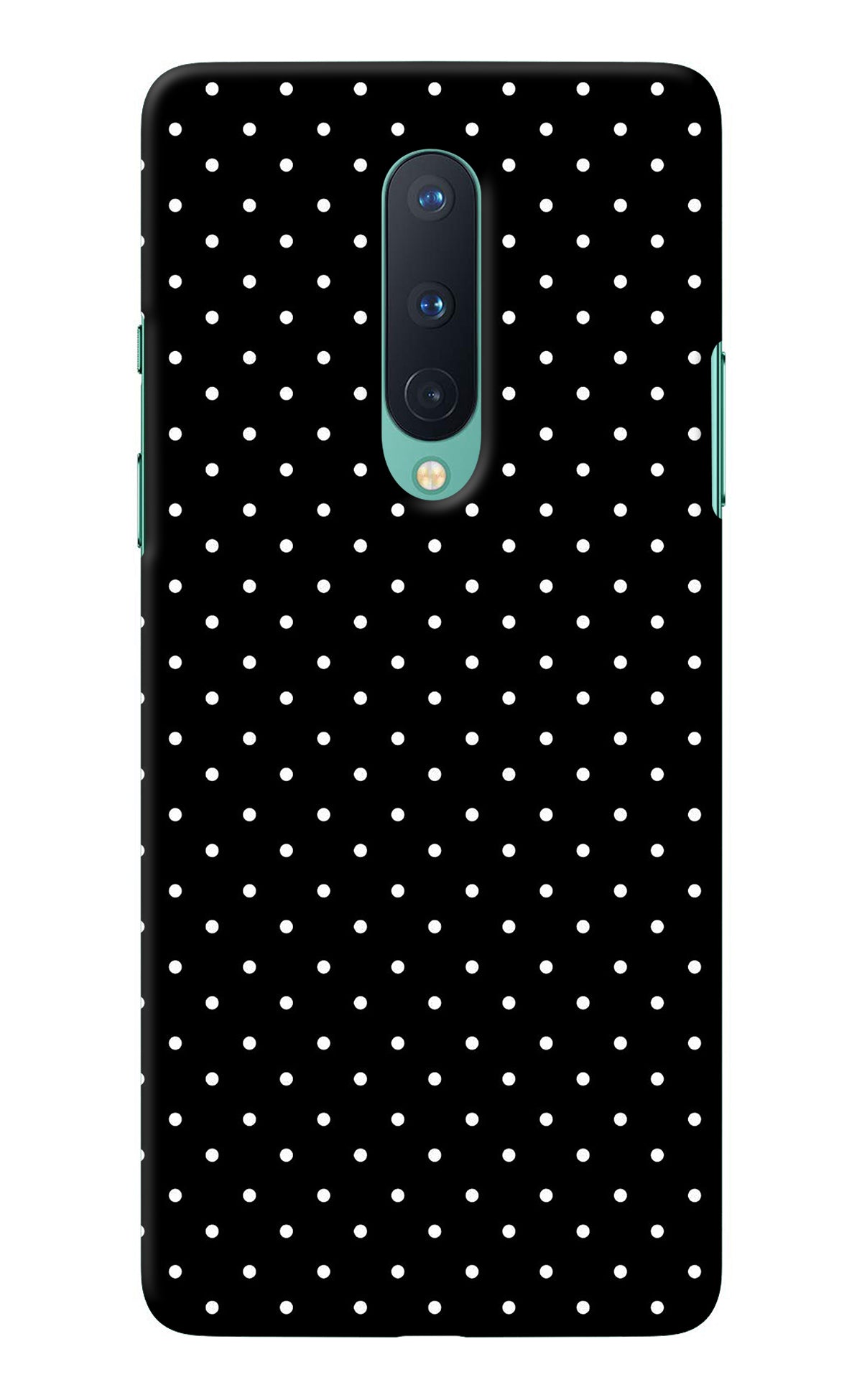White Dots Oneplus 8 Back Cover
