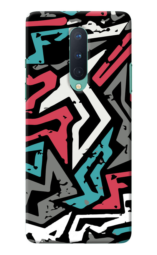 Geometric Graffiti Oneplus 8 Back Cover