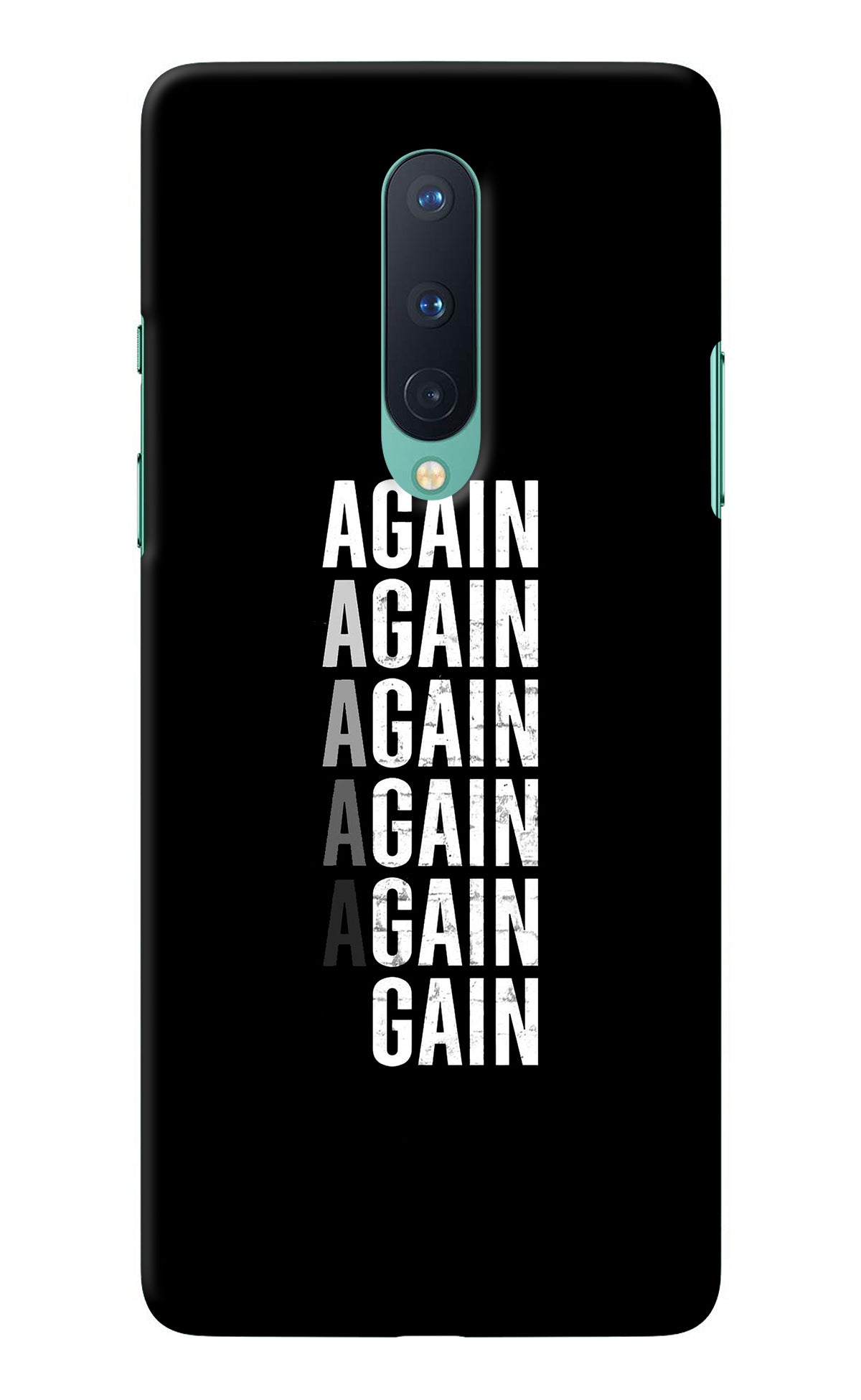 Again Again Gain Oneplus 8 Back Cover