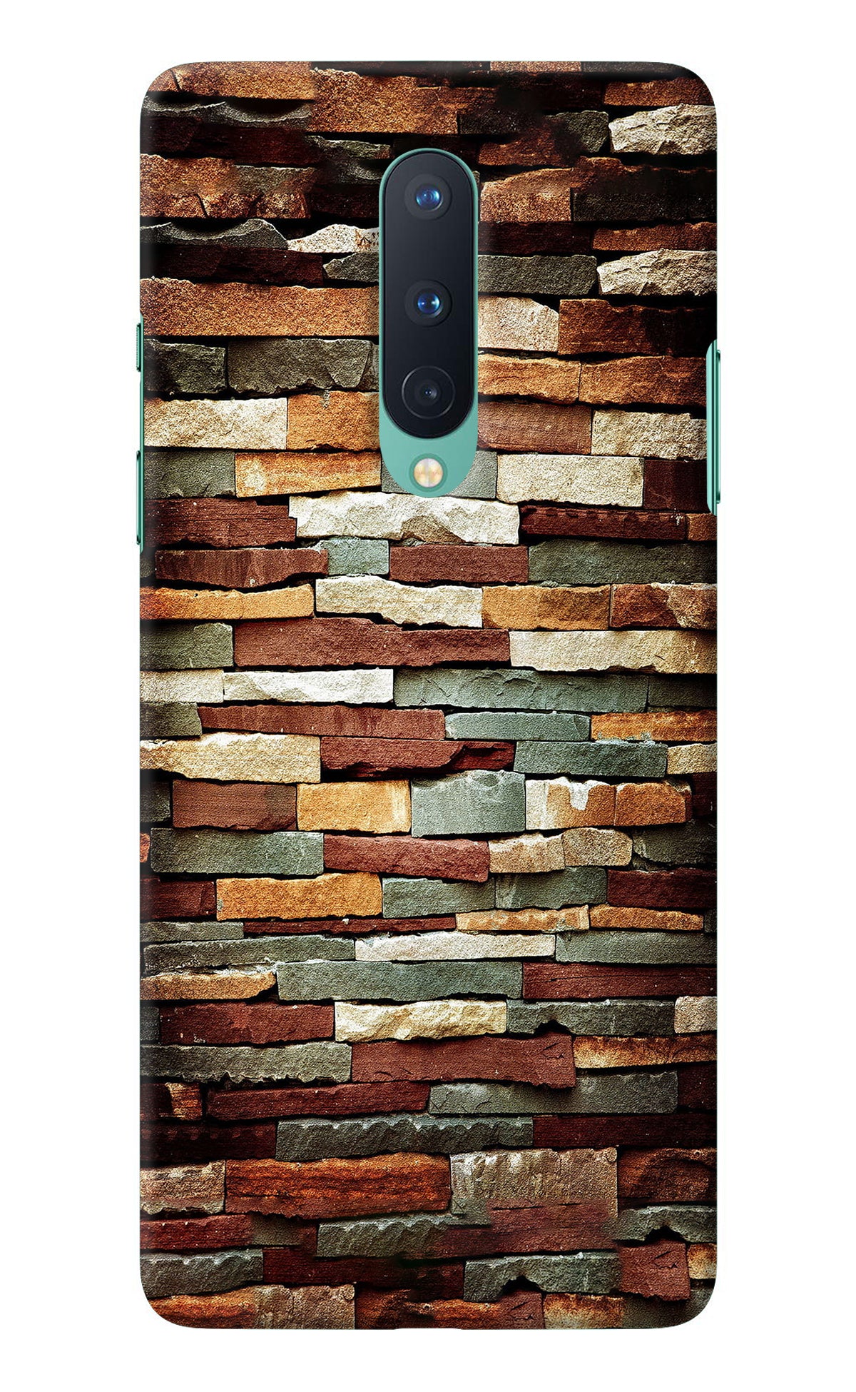 Bricks Pattern Oneplus 8 Back Cover