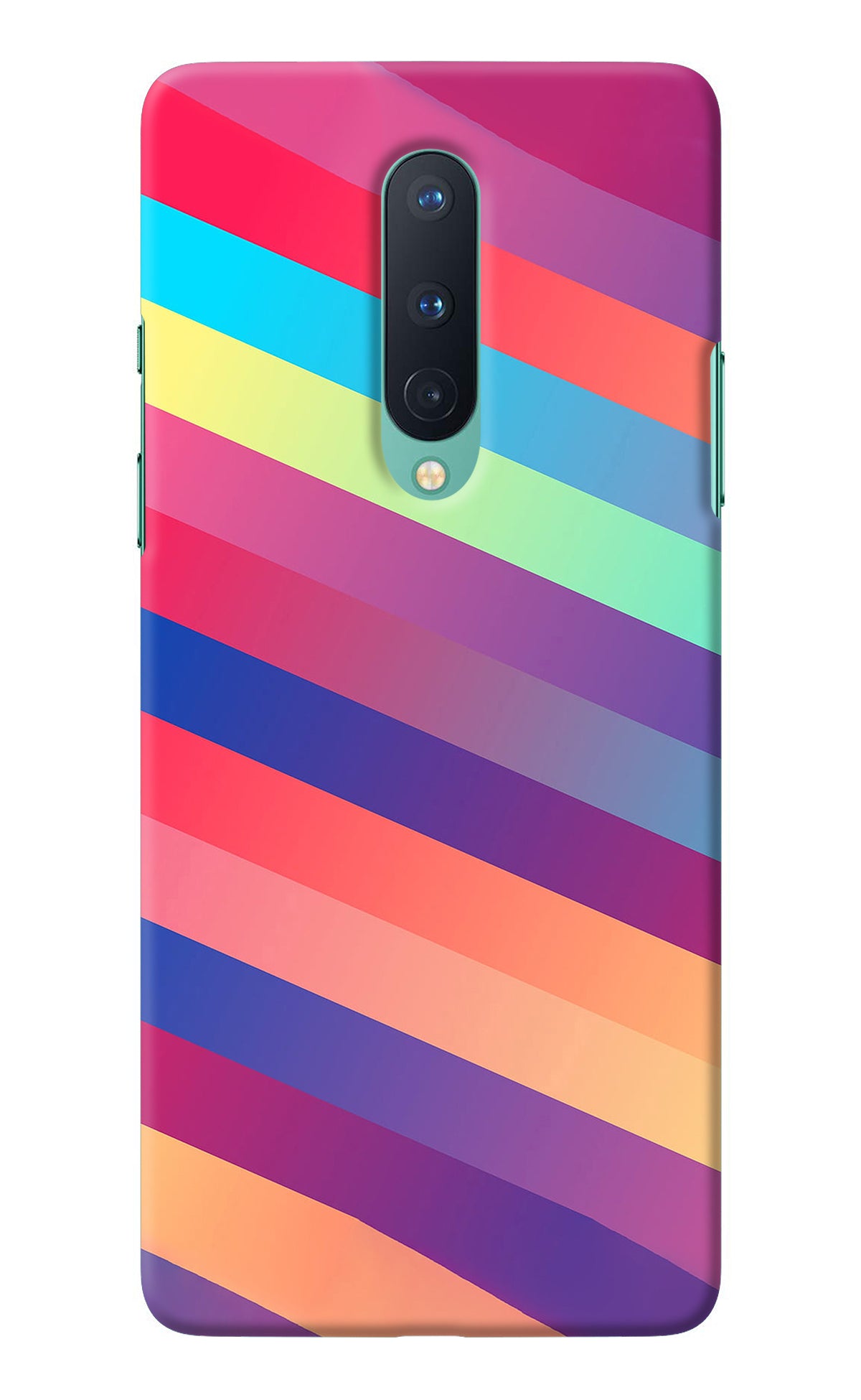 Stripes color Oneplus 8 Back Cover